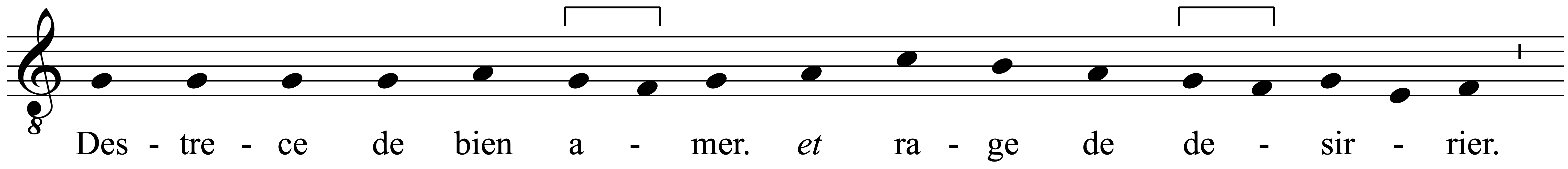 Work musical notation